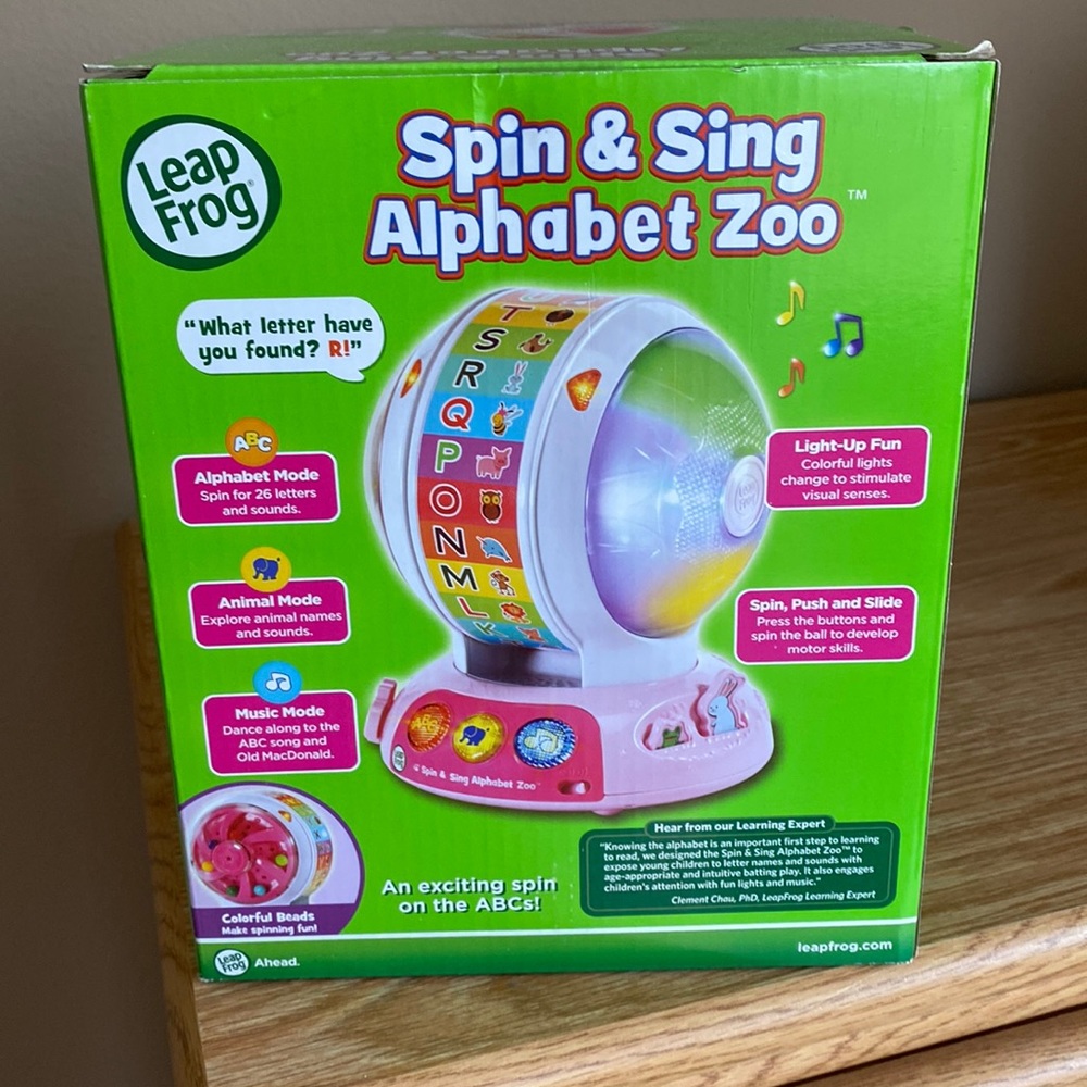 Leap Frog spin and sing alphabet zoo